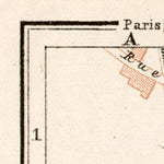 Waldin Chartres city map, 1909 digital map