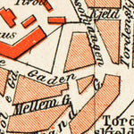Waldin Christiania (Oslo) city centre map, 1911 digital map