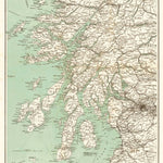 Waldin Clyde and the West Highlands map, 1909 digital map