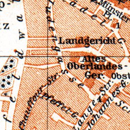 Waldin Colmar city map, 1905 digital map