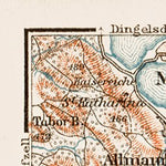 Waldin Constance (Konstanz) town plan, 1909 digital map