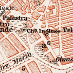 Waldin Corfu, town plan (along with the map of the Isle of Corfu), 1908 digital map