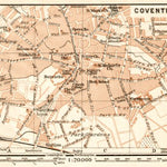 Waldin Coventry city map, 1906 digital map