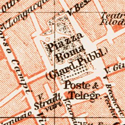Waldin Cremona city map, 1903 digital map