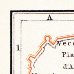Waldin Cremona city map, 1908 digital map