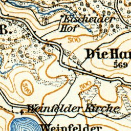 Waldin Daun environs map, 1905 digital map