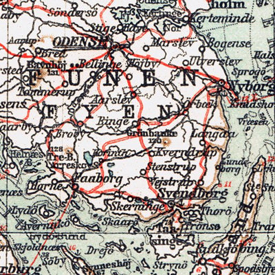 Waldin Denmark General Map, 1929 digital map