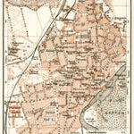 Waldin Dessau city map, 1911 digital map