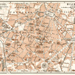 Waldin Dijon city map, 1909 digital map