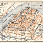 Waldin Dordrecht city map, 1909 digital map