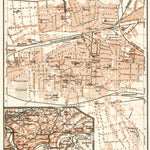 Waldin Dortmund city map, 1906 digital map