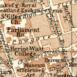 Waldin Edinburgh city map, 1906 digital map