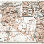 Waldin Eger (Cheb), town plan, 1910 digital map