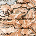 Waldin Elba Island map, 1909 digital map