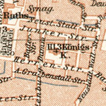 Waldin Elblag (Elbing) city map, 1911 digital map