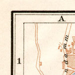 Waldin Elblag (Elbing) city map, 1911 digital map