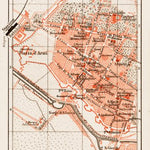 Waldin Ferrara city map, 1903 digital map