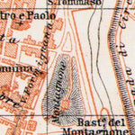 Waldin Ferrara city map, 1908 digital map