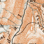 Waldin Galdhöpig (Galdhøpiggen) - Glittertind (Glittertinden), region map, 1931 digital map