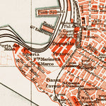 Waldin Genoa (Genova) city map, 1913 (1:13,265 scale) digital map