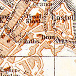 Waldin Görz (Gorizia) town plan, 1913 digital map