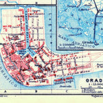 Waldin Grado town plan, 1929 digital map