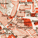 Waldin Graz town plan, 1903 digital map