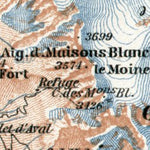 Waldin Great St. Bernard and environs map, 1909 digital map