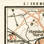 Waldin Greifswald city map, 1911 digital map