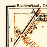 Waldin Groningen city map, 1904 digital map