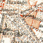 Waldin Hannover city map, 1906 digital map