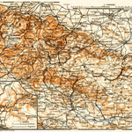 Waldin Harz mountains map, 1906 digital map