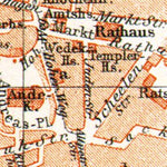 Waldin Hildesheim city map, 1906 digital map