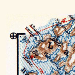 Waldin Hindö - Tromsö - Lyngenfjord - Stjernö tourist route map, 1910 digital map