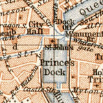 Waldin Hull (Kingston upon) city map, 1906 digital map