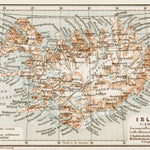 Waldin Iceland, general map, 1931 digital map
