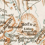 Waldin Iceland, general map, 1931 digital map