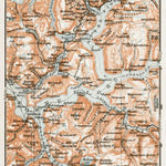 Waldin Indre Sognefjord district map, 1931 digital map