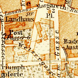 Waldin Innsbruck town plan, 1906 (first version) digital map