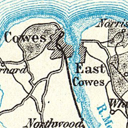 Waldin Isle of Wight, 1911 digital map