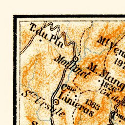 Waldin Italian Genoese Riviera (Rivière) from Pontimiglia to Ceriale, 1908 digital map