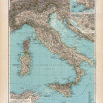 Waldin Italy Map, 1905 digital map
