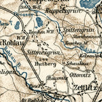 Waldin Karlový Vary environs map, 1908 digital map