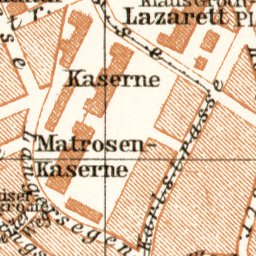 Waldin Kiel city map, 1911 digital map