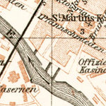 Waldin Kolberg (Kołobrzeg) city map, 1911 digital map
