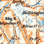 Waldin Kröderen - Randsfjord - Valders, region map, 1910 digital map