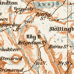 Waldin Kröderen - Randsfjord - Valders, region map, 1931 digital map