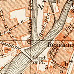 Waldin Landshut city map, 1909 digital map
