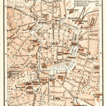 Waldin Leipzig, city centre map, 1906 digital map
