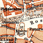 Waldin Leipzig city map, 1887 digital map